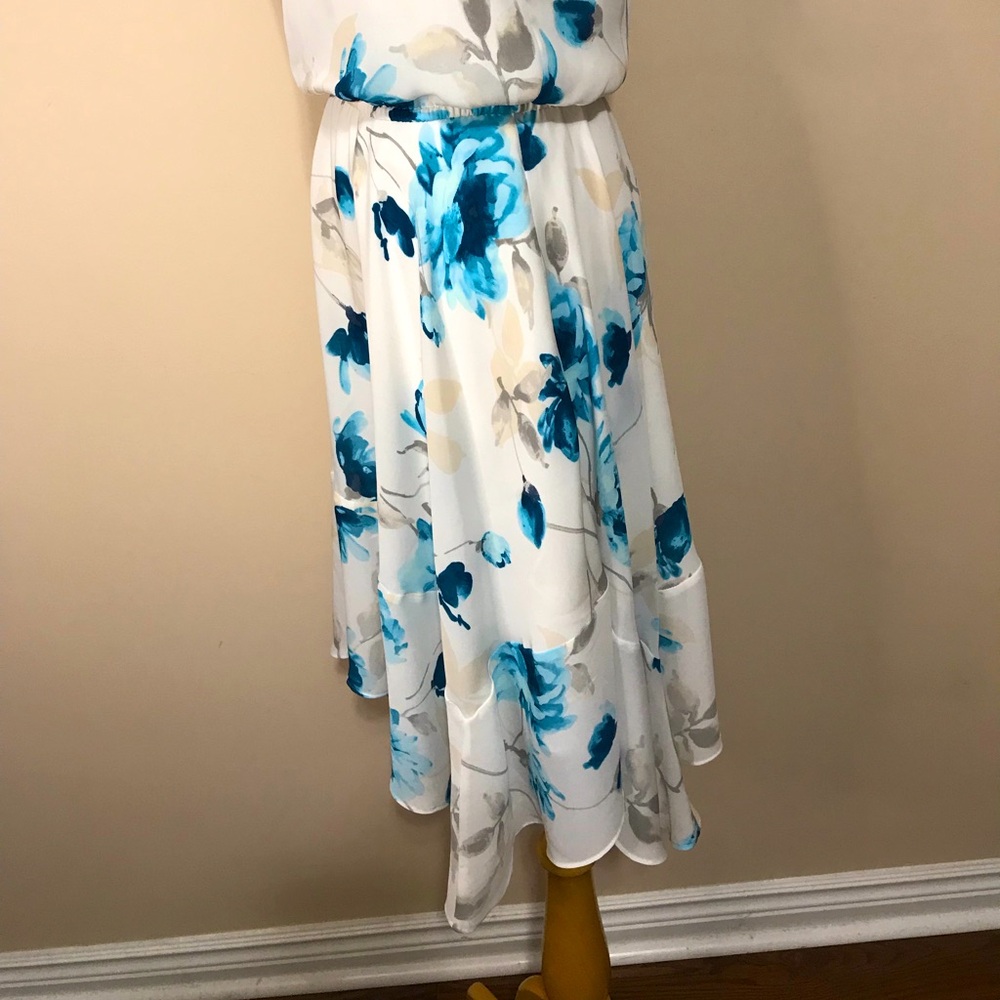 White House Black Market Women’s Floral Sleeveless Dress - Picture 3 of 7